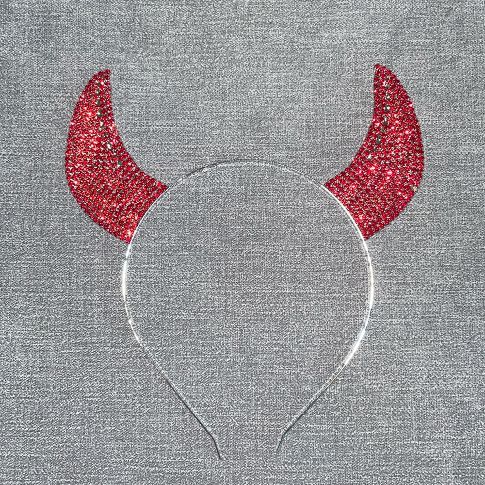 Devil Ears Sparkly Hair Accessory